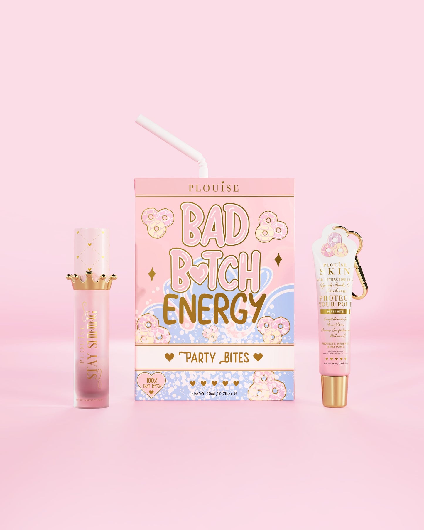 Bad Bitch Energy Lip Conditioner & Lip Oil Duo by P.Louise