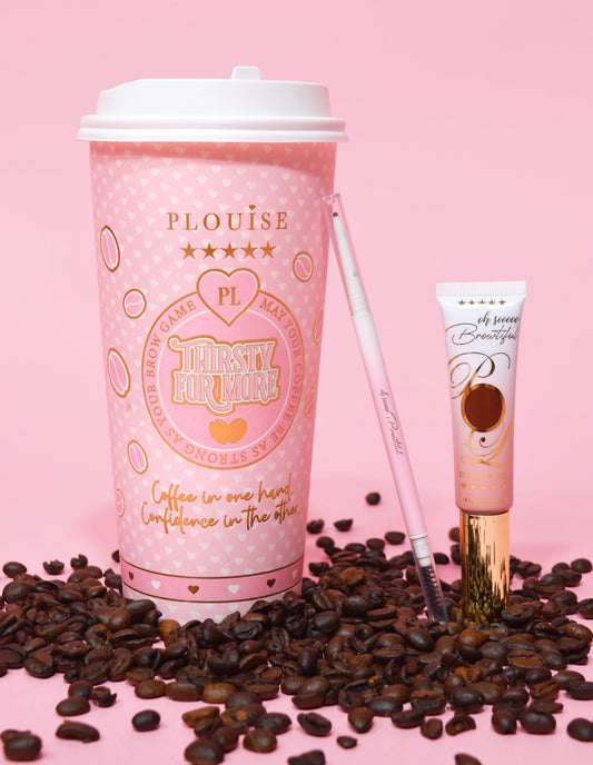 Eyebrow Gel & Eyebrow Pencil With Brush Set by P. Louise Cosmetics