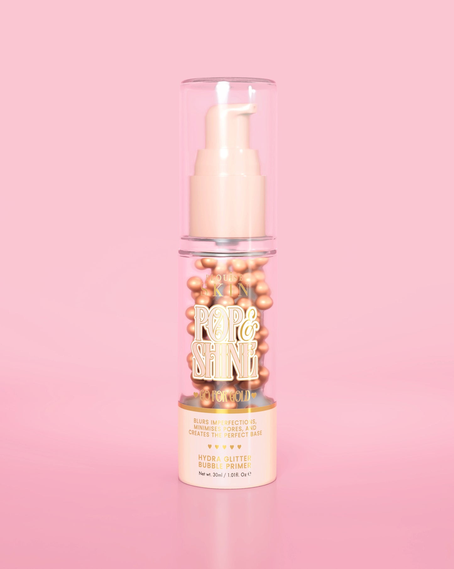 Pop & Shine Glitter Bubble Primer Go For Gold by P. Louise Cosmetics