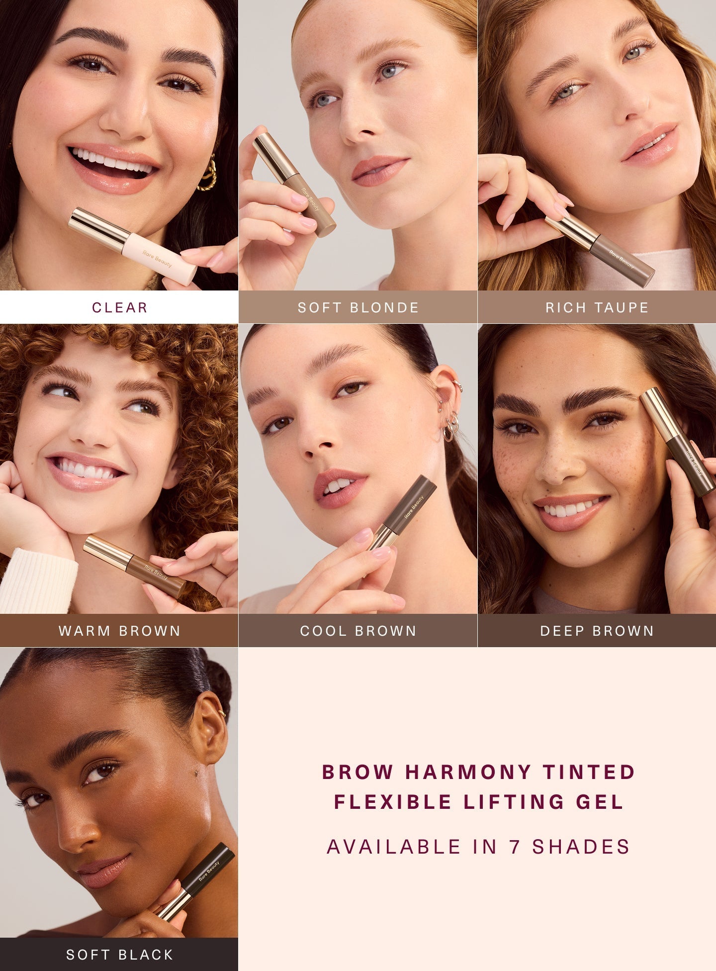 Brow Harmony Tinted Flexible Lifting Gel by Rare Beauty
