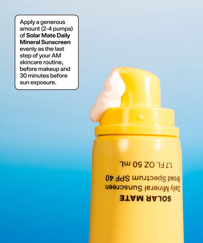 Solar Mate SPF 40 Mineral Sunscreen by Bubble Skincare