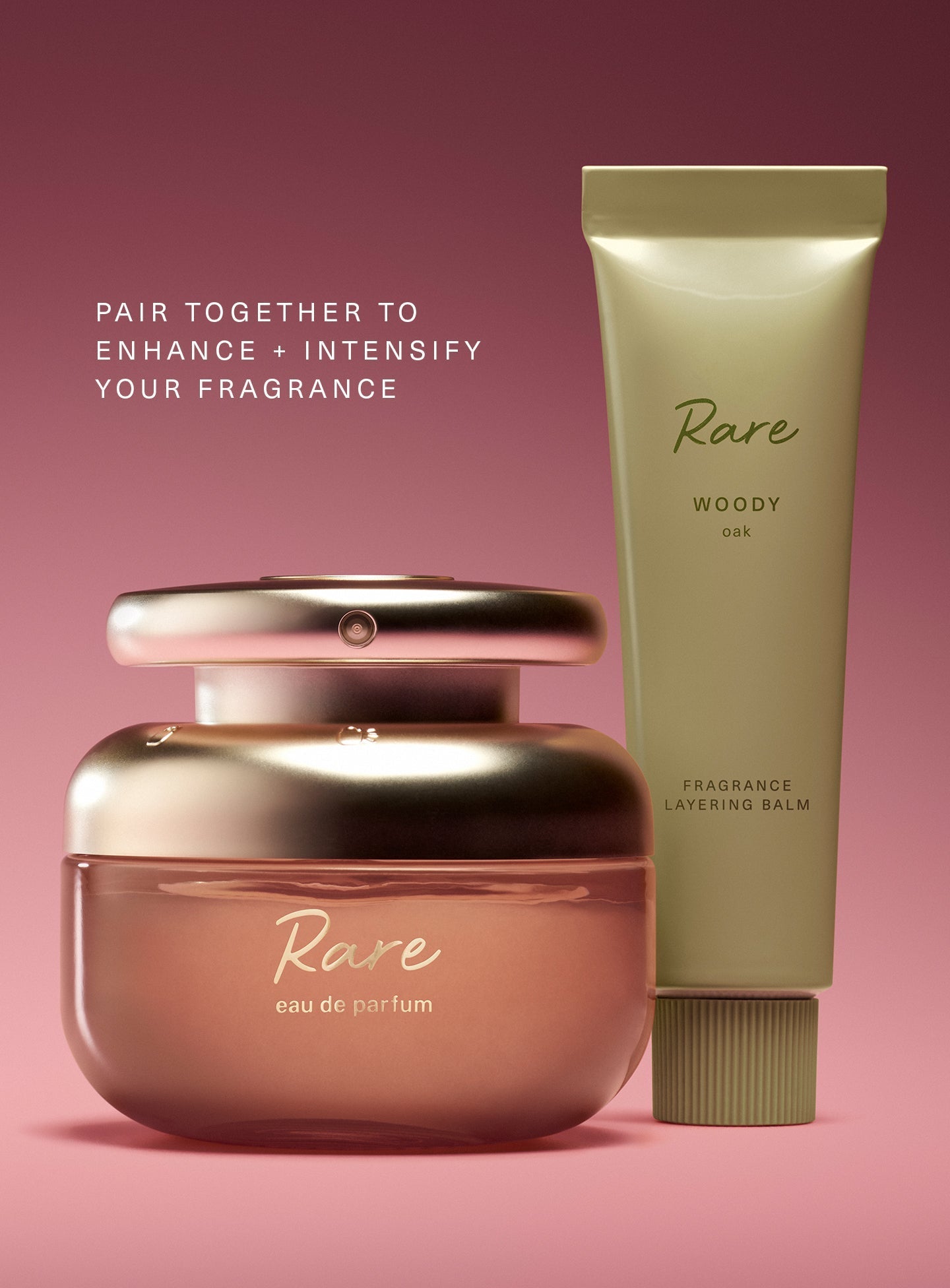 Fragrance Layering Balm Woody Oak by Rare Beauty