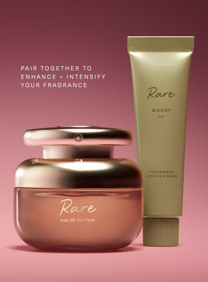 Fragrance Layering Balm Woody Oak by Rare Beauty