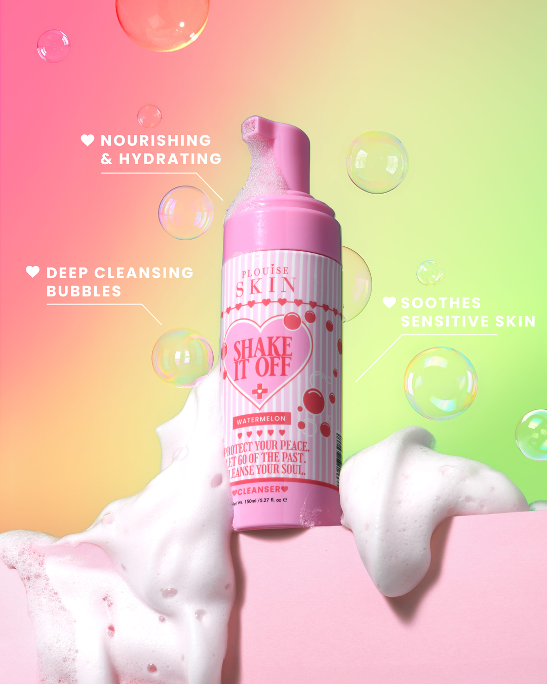 Shake It Off Foaming Face Cleanser by P. Louise Cosmetics