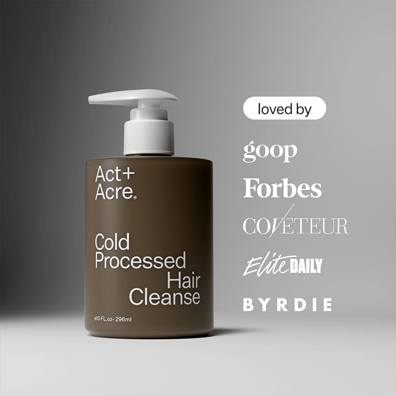 Cold Processed Hair Cleanse Shampoo by Act+Acre