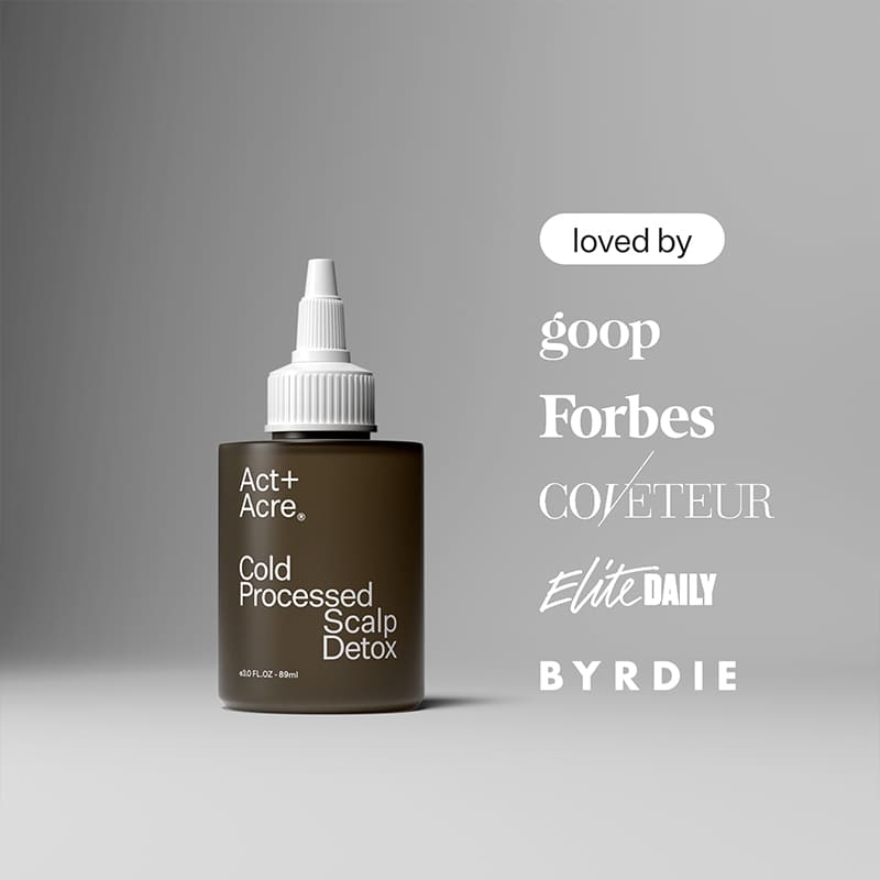 Cold Processed Scalp Detox Oil by Act+Acre