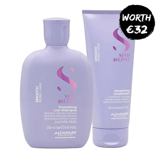 Semi Di Lino Smooth Shampoo & Conditioner Duo by Alfaparf
