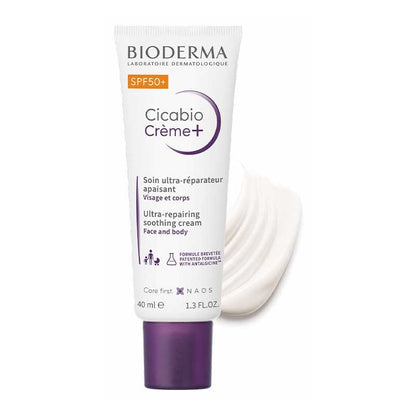Cicabio Crème+ SPF 50+ Ultra-Repairing Soothing Cream 30ml by Bioderma