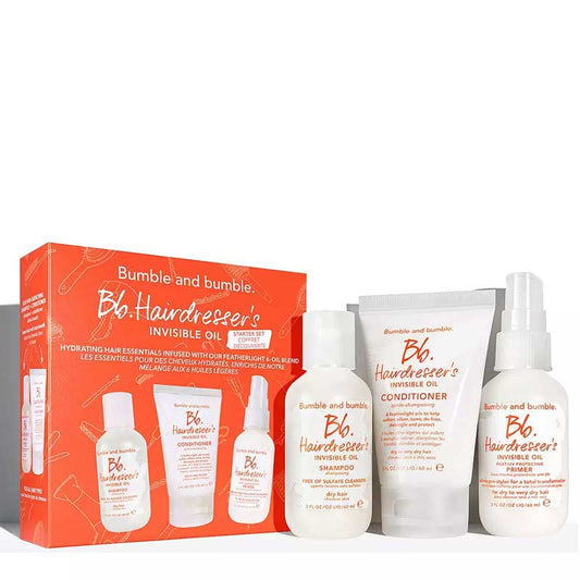 Hairdresser's Invisible Oil Starter Set Shampoo Conditioner Primer by Bumble and Bumble