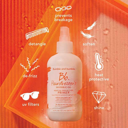 Hairdresser's Invisible Oil UV Heat Protective Primer For All Hair Types by Bumble and Bumble