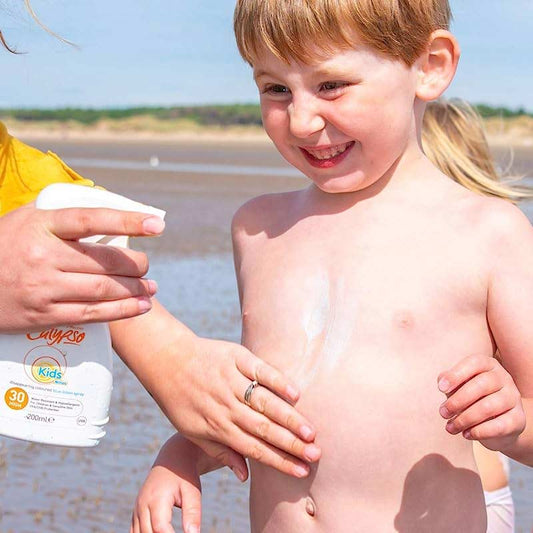 Kids Blue Lotion Spray SPF 30 by Calypso