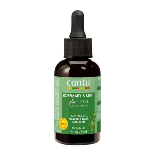 Rosemary & Mint Biotin-Infused Hair & Scalp Oil For All Hair Types by Cantu