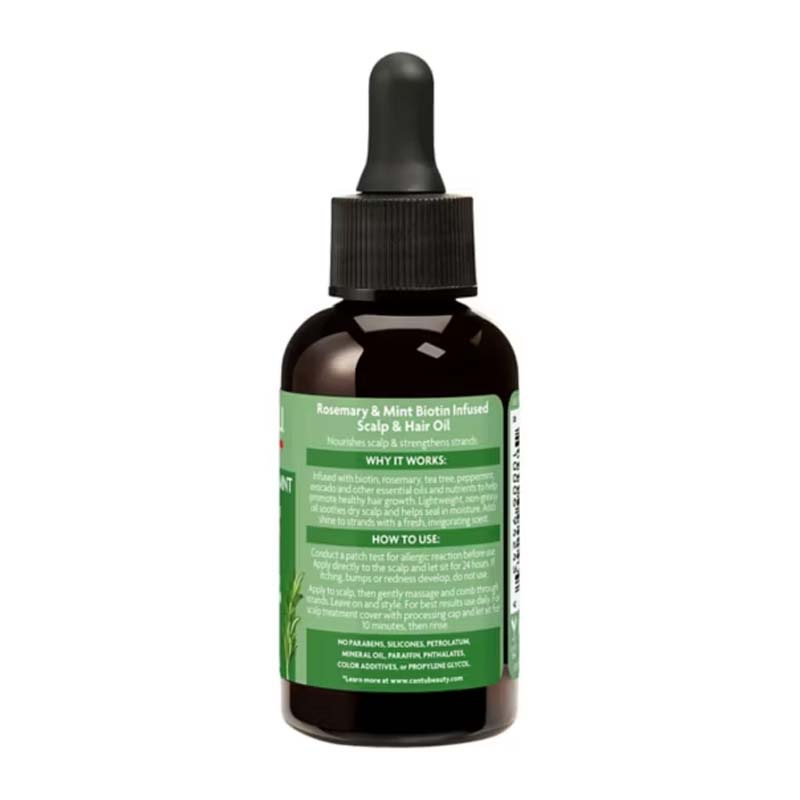 Rosemary & Mint Biotin-Infused Hair & Scalp Oil For All Hair Types by Cantu