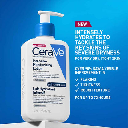 Intensive Moisturising Lotion For Very Dry Itchy Skin by CeraVe