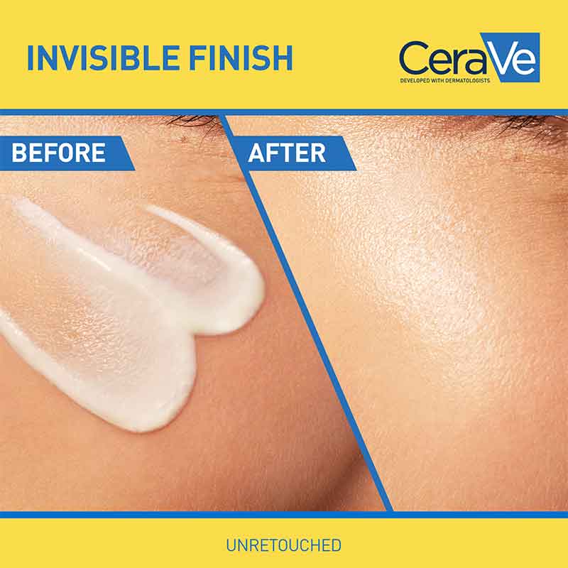 Invisible Hydrating Fluid Face Sunscreen SPF 50 by CeraVe