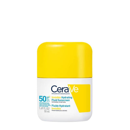 Invisible Hydrating Fluid Face Sunscreen SPF 50 by CeraVe