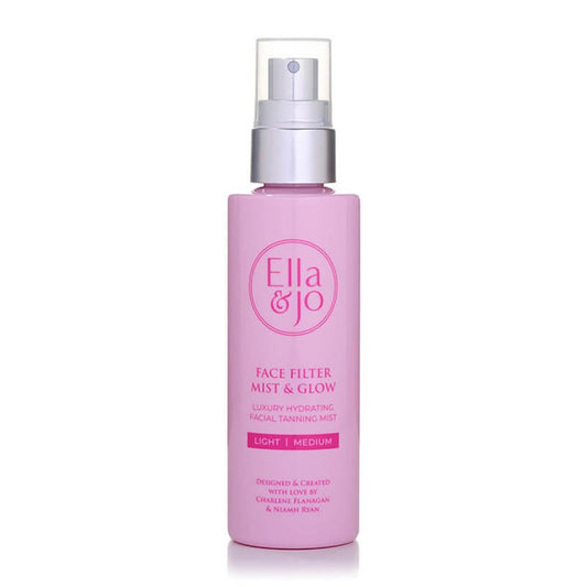 Face Filter Mist & Glow Tanning Mist by Ella & Jo