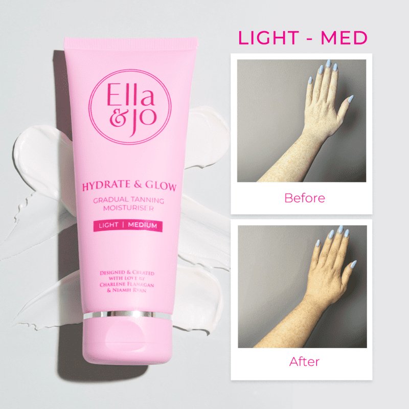Hydrate & Glow Gradual Tanning Moisturiser by Ella & Jo