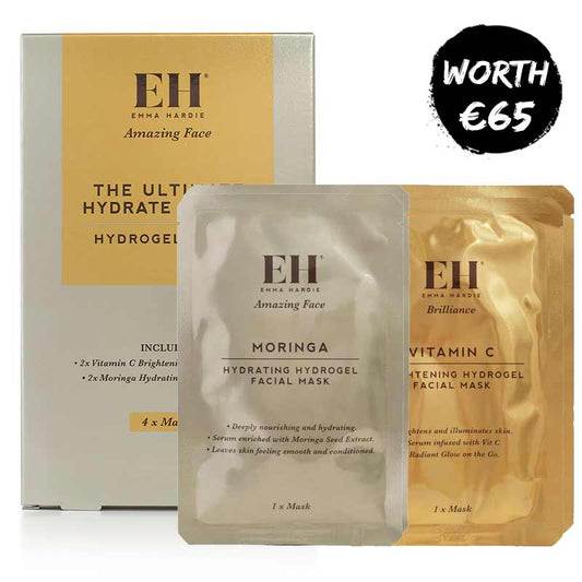Ultimate Hydrate & Glow Hydrogel Masks 4-Piece Set