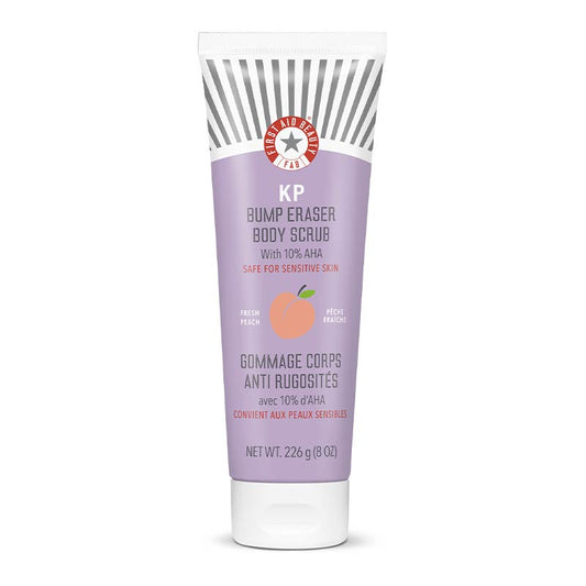 KP Bump Eraser Body Scrub with 10% AHA Peach Scent by First Aid Beauty