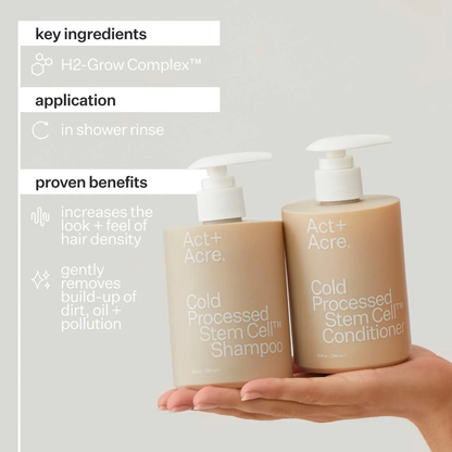 Act+Acre Stem Cell Shampoo For Thicker+ Fuller-Looking Hair