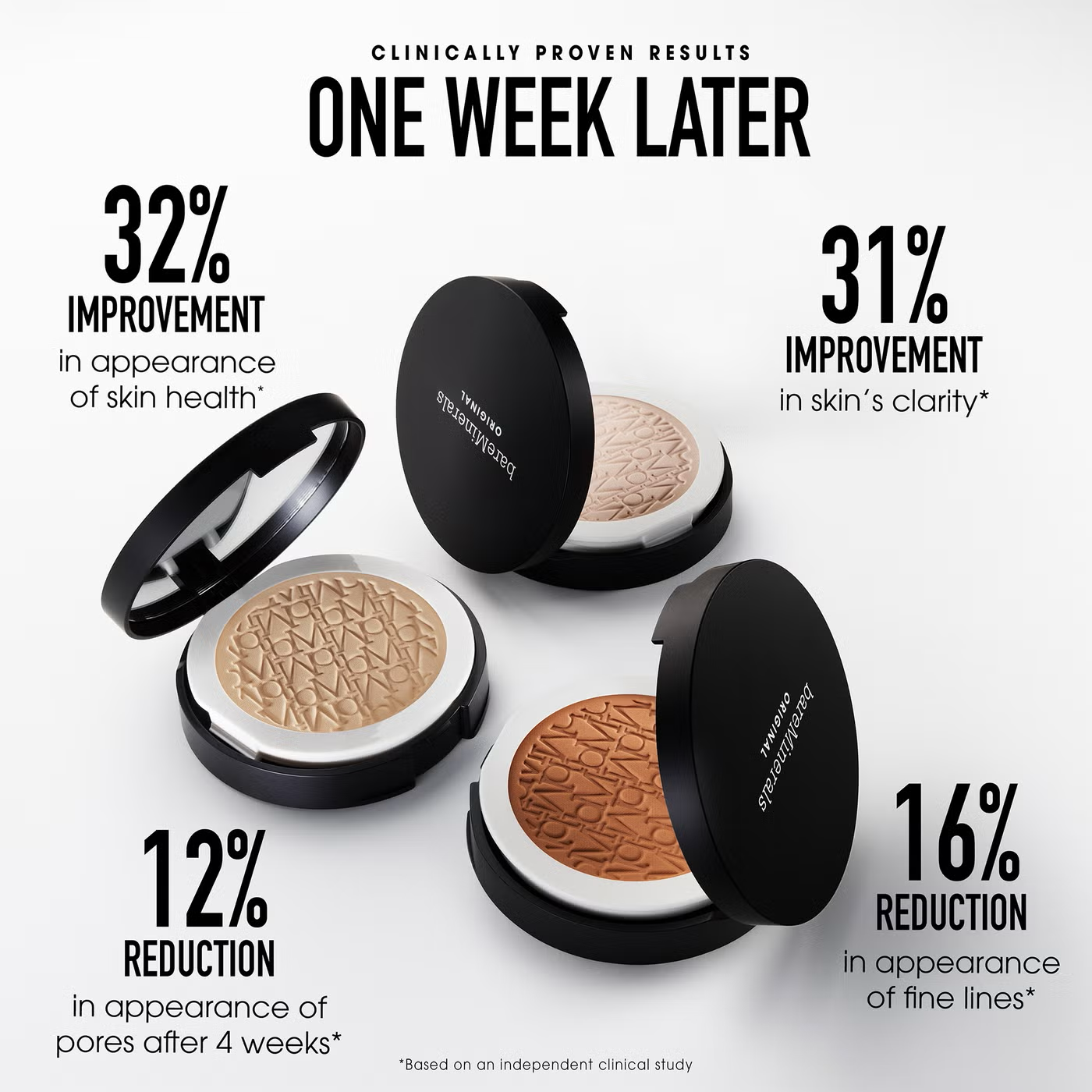 bareMinerals ORIGINAL Pressed Powder Foundation SFP15 8g (various shades)