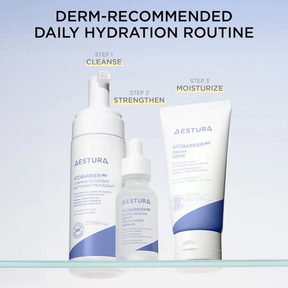 AESTURA ATOBARRIER365 Gentle pH-Balancing Foaming Cleanser for Skin Moisture Barrier Repair