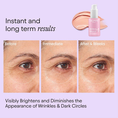 ALPYN Instant Bright Eye Dark Circle Firming Cream with Niacinamide & Peptides