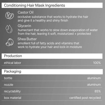 Act+Acre Restorative Deep Conditioning Hair Mask for Dry + Damaged Hair