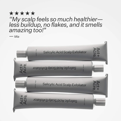Act+Acre Salicylic Acid Scalp Renew Exfoliator For Oily + Flakey Scalp