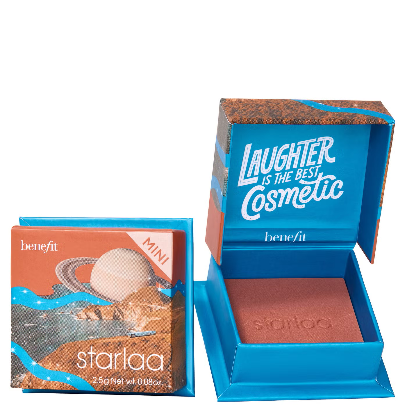 benefit Crystah Strawberry Pink Blush Powder Mini 2.5g