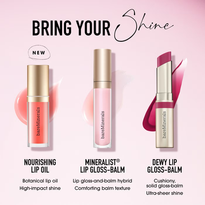 bareMinerals Nourishing Lip Oil 3.8ml (Various Shades)