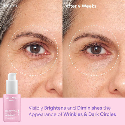 ALPYN Instant Bright Eye Dark Circle Firming Cream with Niacinamide & Peptides