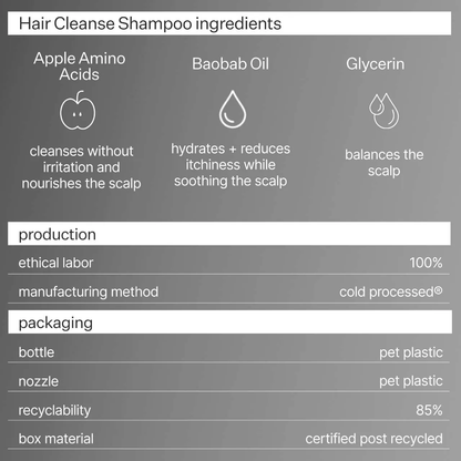 Act+Acre Cold Processed Balancing Shampoo For All Scalp + Hair Types