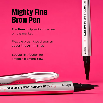 benefit Mighty Fine Brow Superfine Triple Tip Pen 0.5ml (Various Shades)