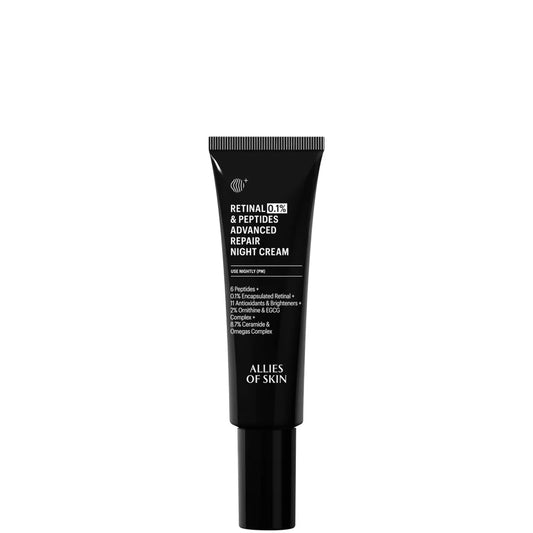 Allies of Skin 0.1% Retinal & Peptides Advanced Repair Night Cream 48ml
