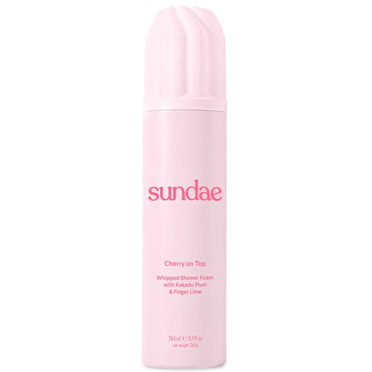 SUNDAE Body Cherry on Top Whipped Shower Foam with Kakadu Plum and Finger Lime 265ml