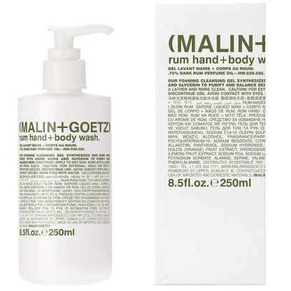 Malin & Goetz Rum Hand + Body Wash 250ml