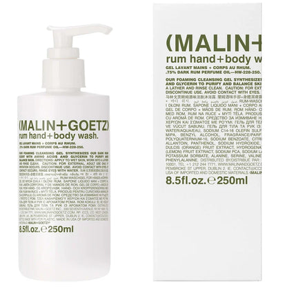 Malin & Goetz Rum Hand + Body Wash 250ml