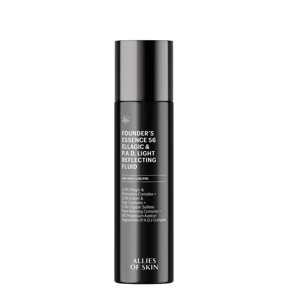 Allies of Skin Founder's Essence 56 Ellagic & P.A.D. Light Reflecting Fluid 100ml