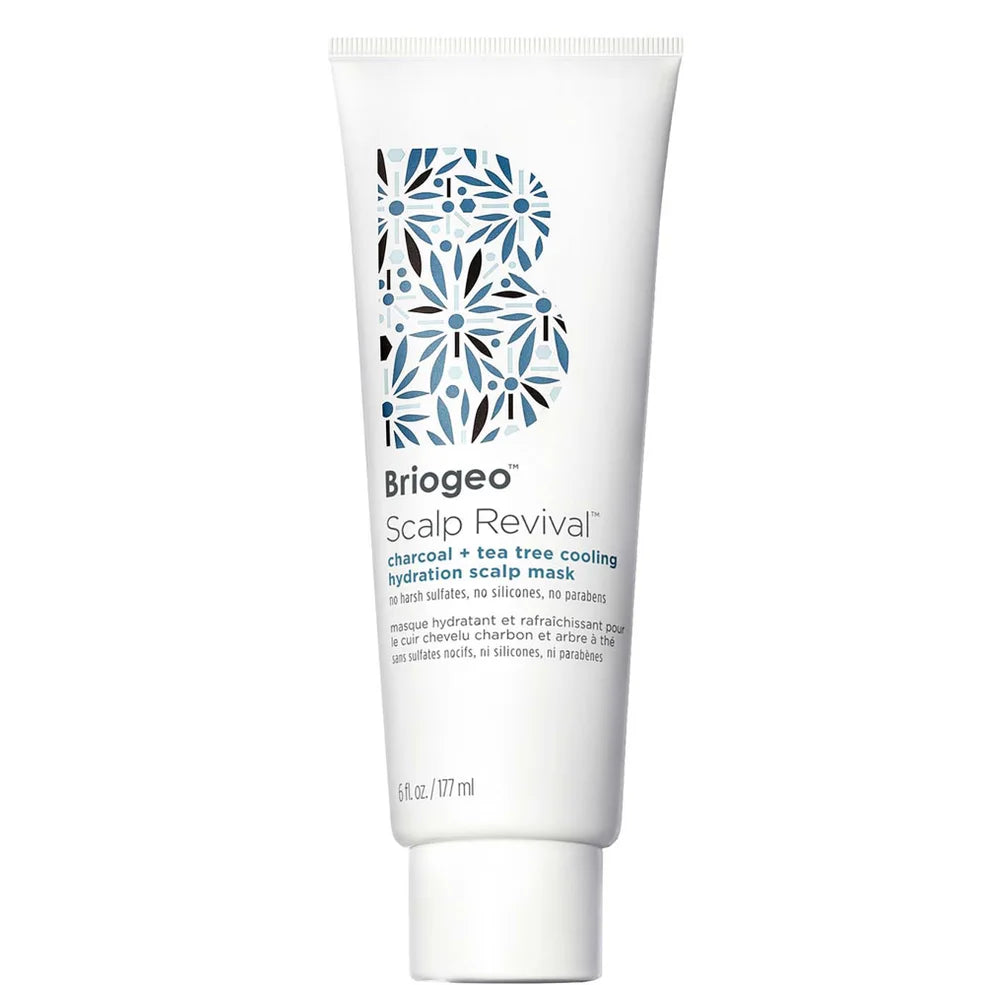 Briogeo Scalp Revival Charcoal + Tea Tree Cooling Hydration Scalp Mask for Dry, Itchy Scalp 177ml