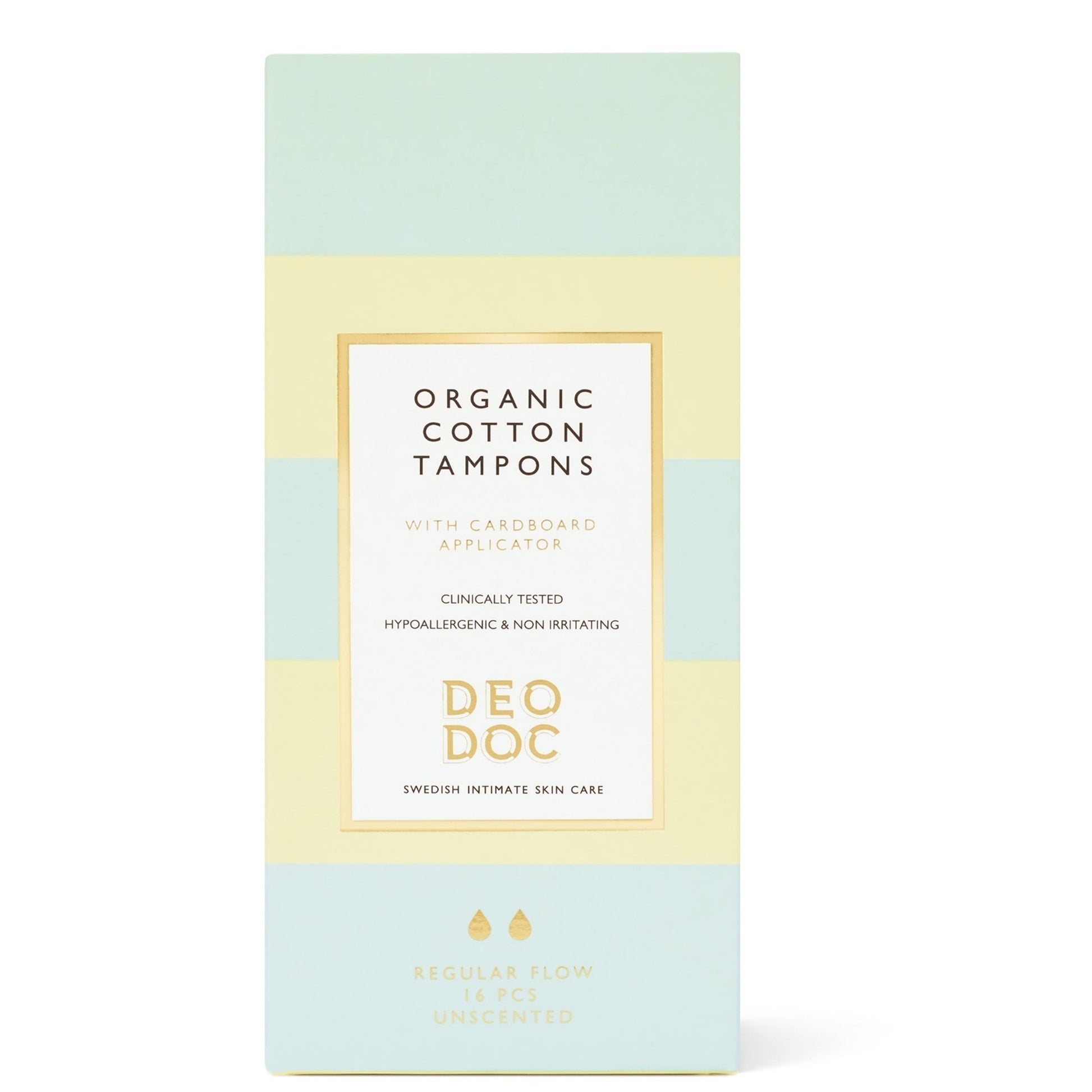 DeoDoc Organic Cotton Tampons Regular Flow