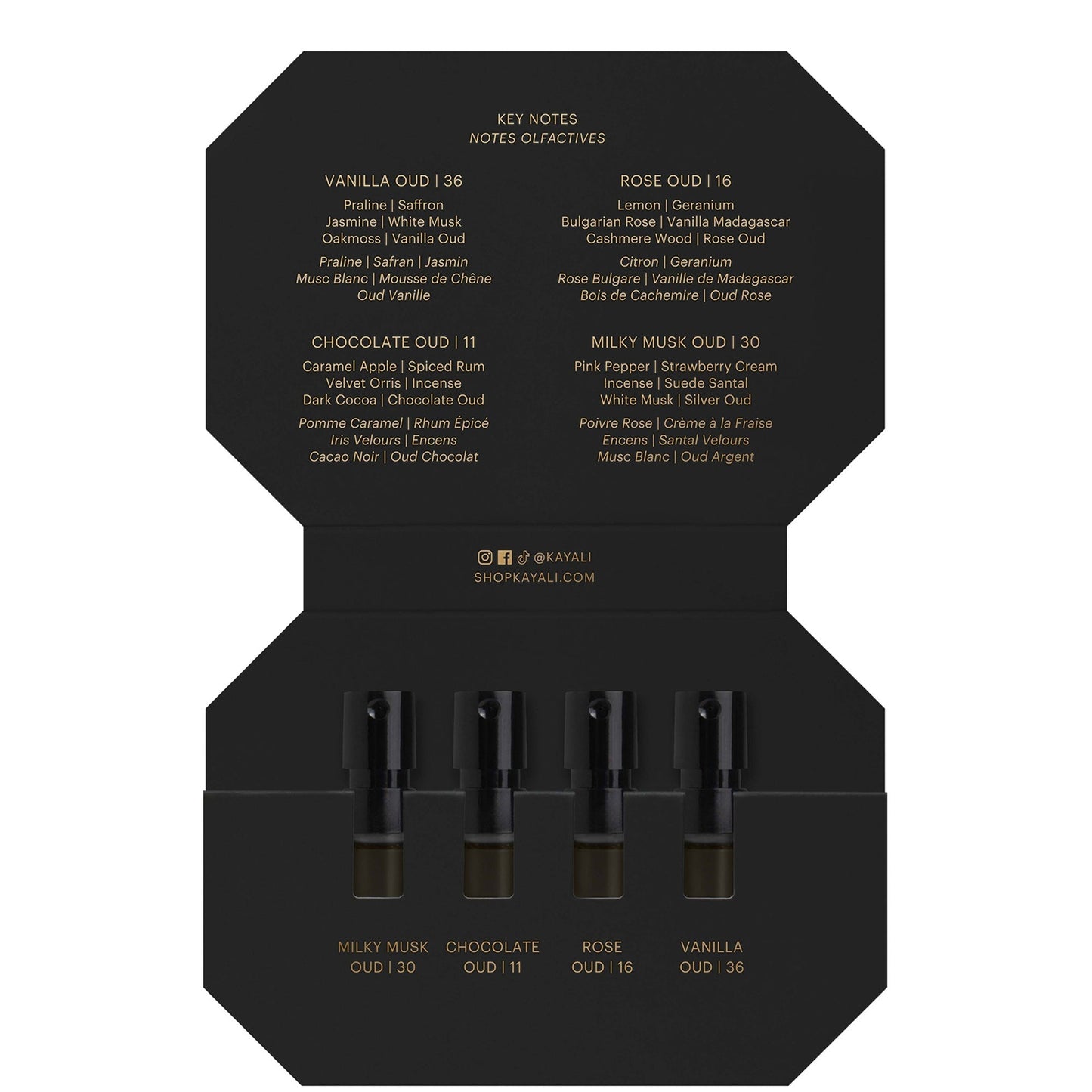 KAYALI Oudgasm Sampler Set 4 x 1.5ml