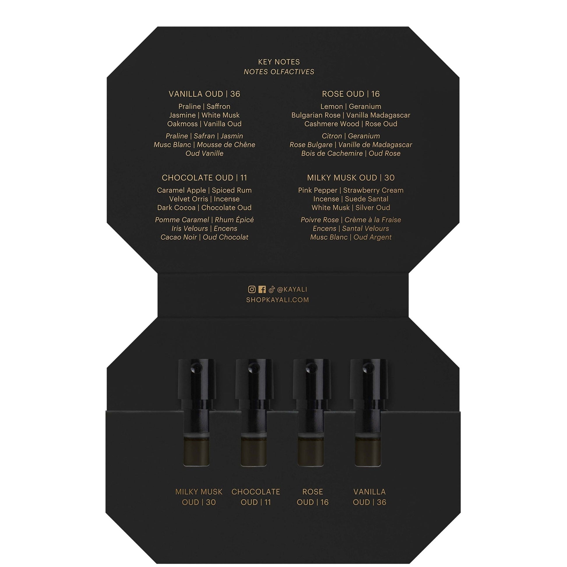 KAYALI Oudgasm Sampler Set 4 x 1.5ml