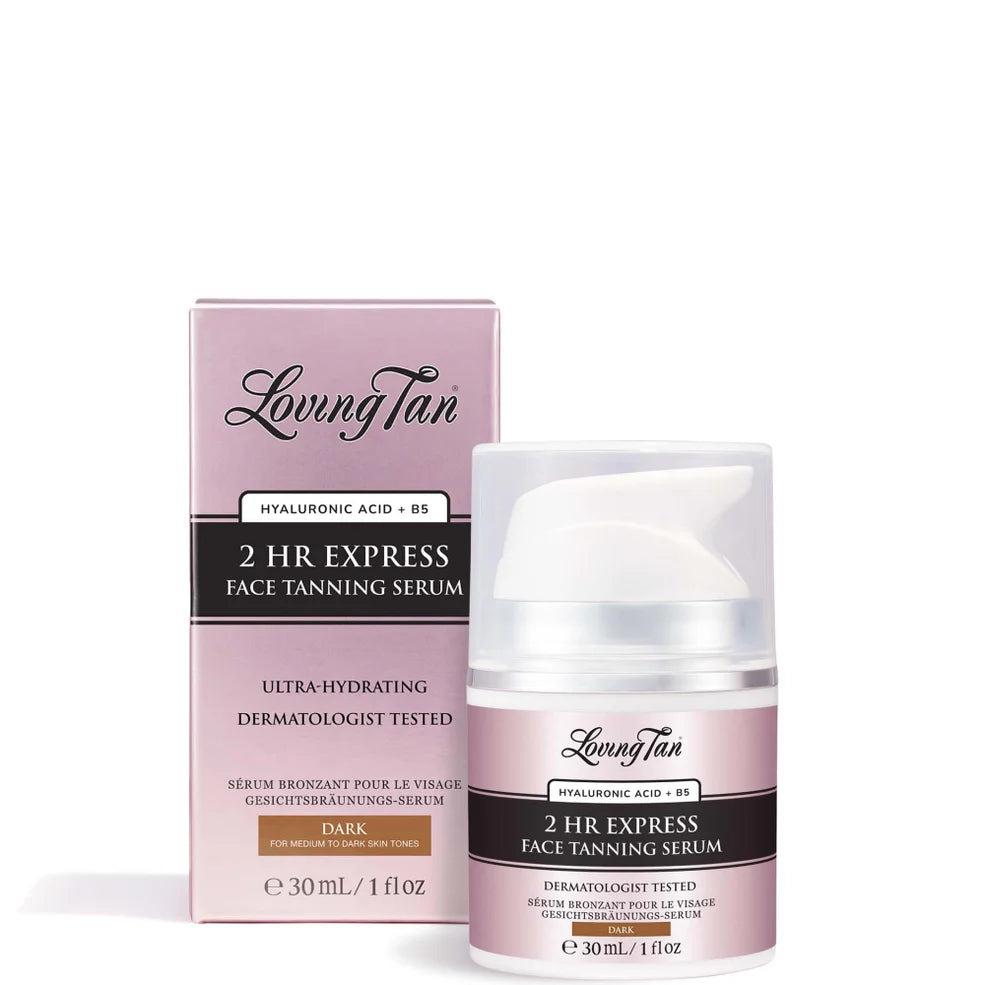Loving Tan 2 Hour Express Face Tanning Serum Dark 30ml