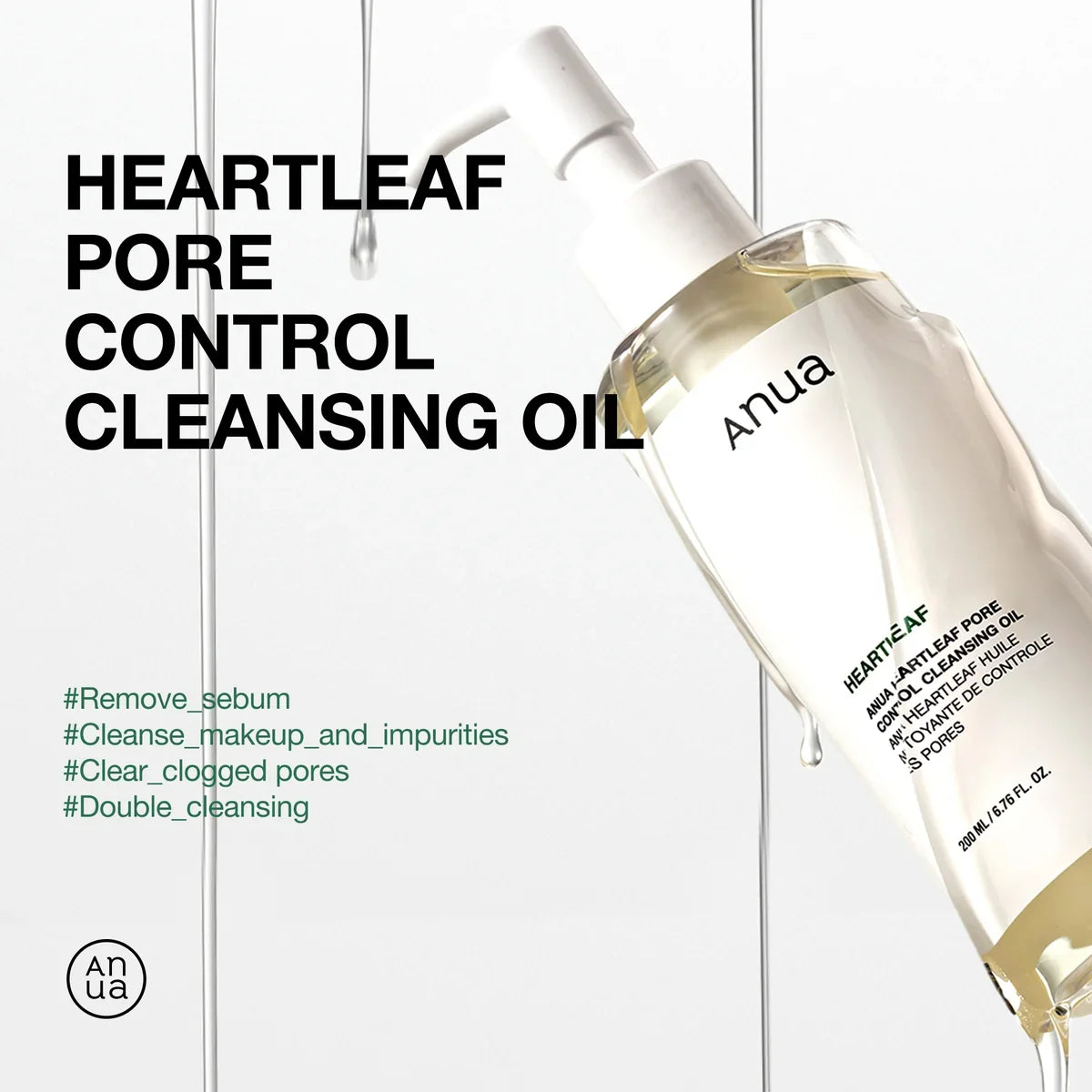 Heartleaf Pore Control Cleansing Oil 200ml by Anua