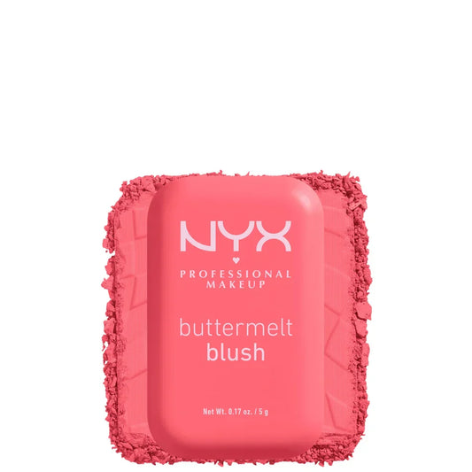 NYX Professional Makeup Buttermelt Powder Blush up to 12H Wear, Fade and Transfer Resistant (Various Shades)