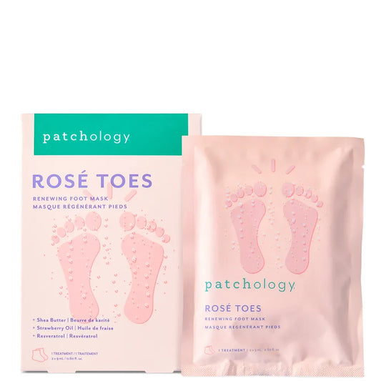 Patchology Rosé Toes -Renewing Foot Mask 60g