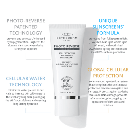 Photo Reverse Brightening Protective Anti-Dark Spots Face Care SPF 50+ by Institut Esthederm