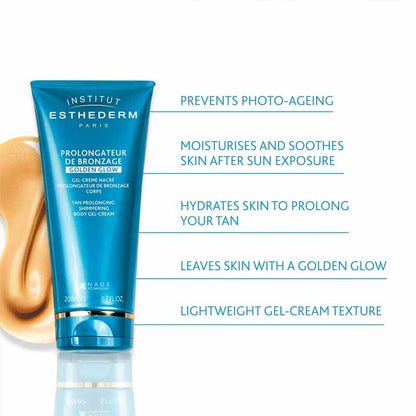 Tan Prolonging After Sun Shimmering Body Gel Cream by Institut Esthederm